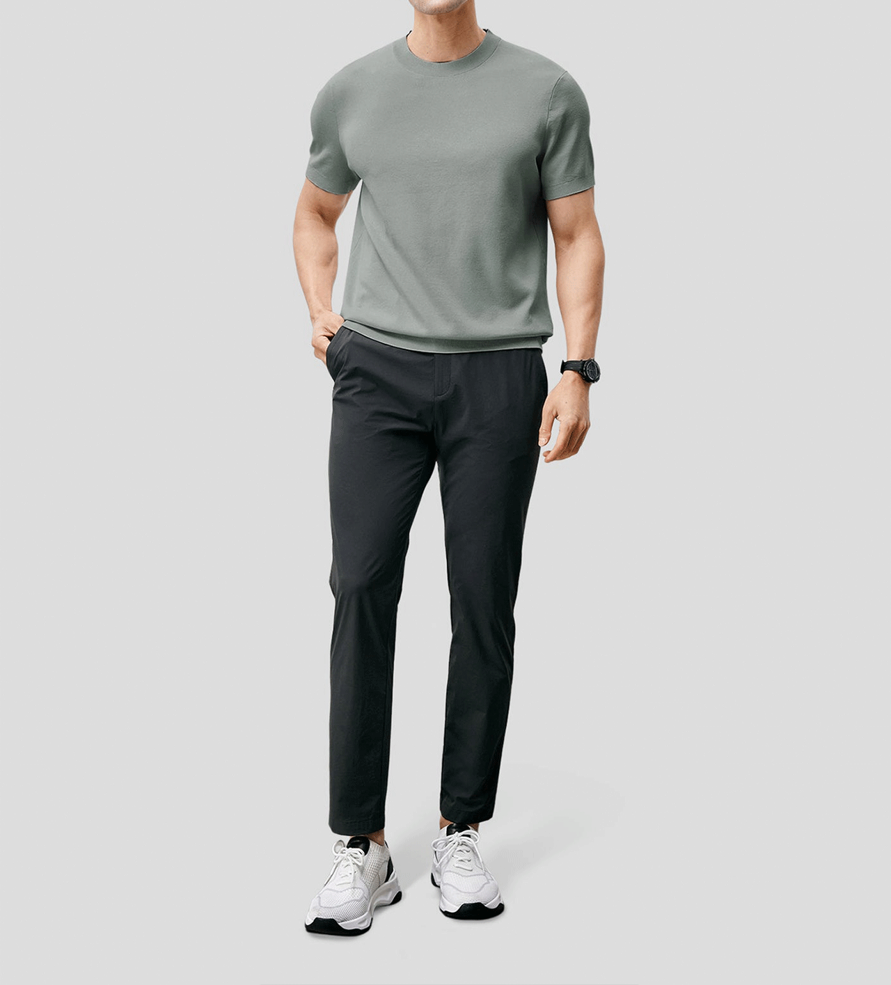 GentleKnit Short Sleeve Knitted T-Shirt