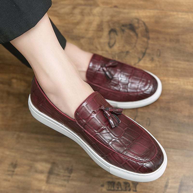 Retro Business Casual Tassel Leather Shoes