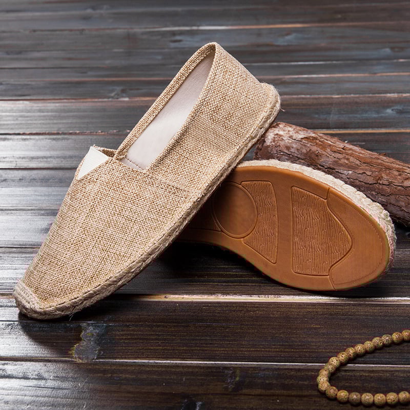 Men'S Casual Linen Espadrilles