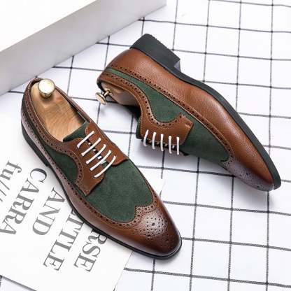 Fashionable British Comfortable Casual Pointed Toe All-Match Leather Shoes