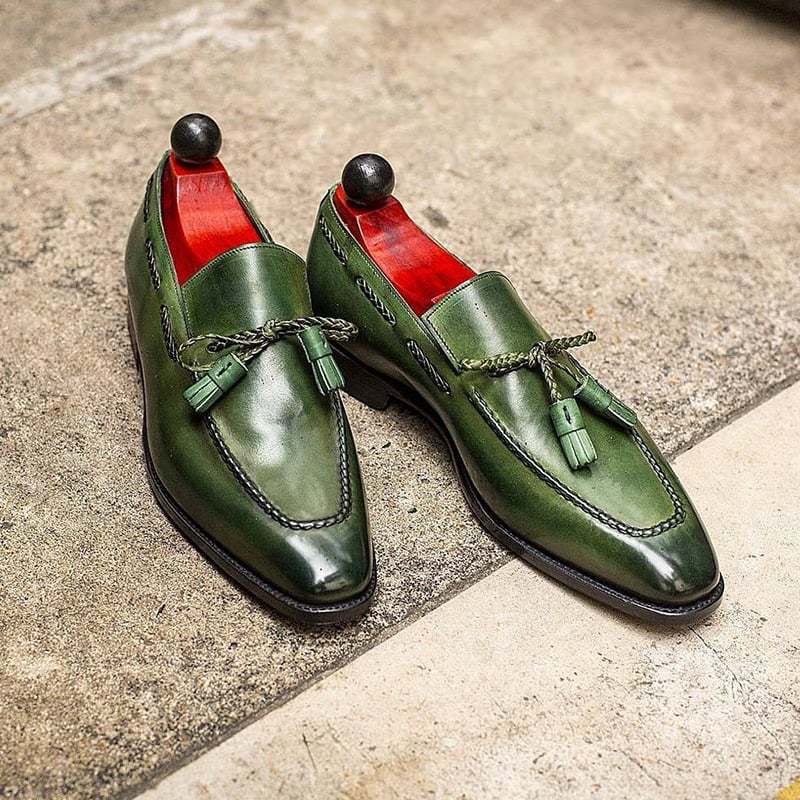 Fashionable British Style Business Casual Tassel Design Men'S Shoes