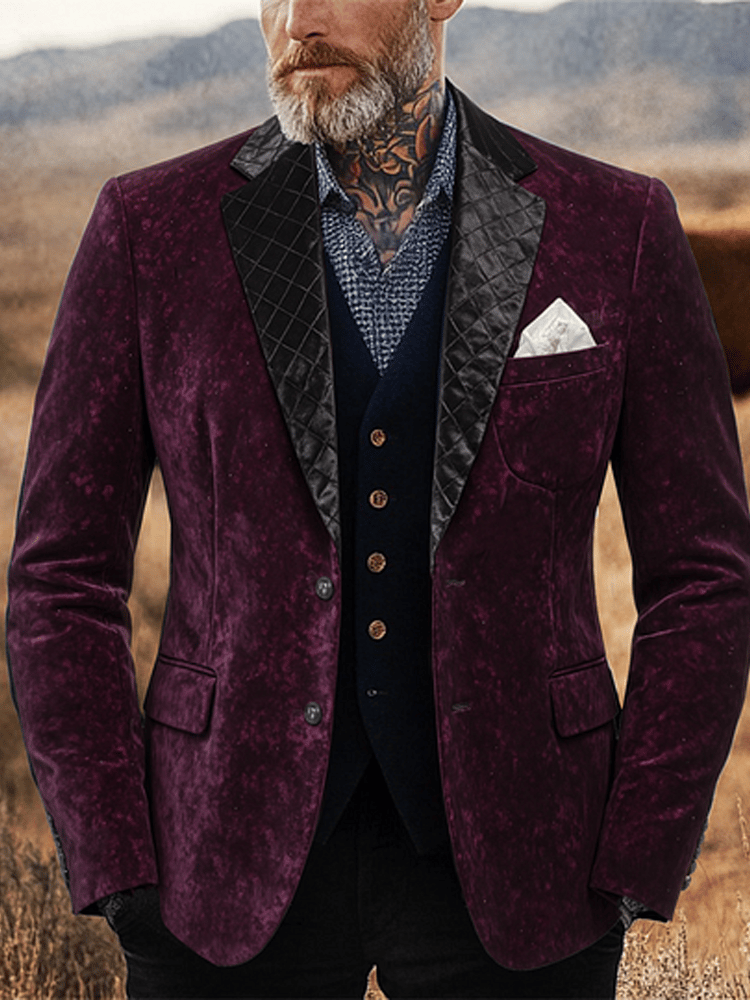 Men's Vintage Western Blazer