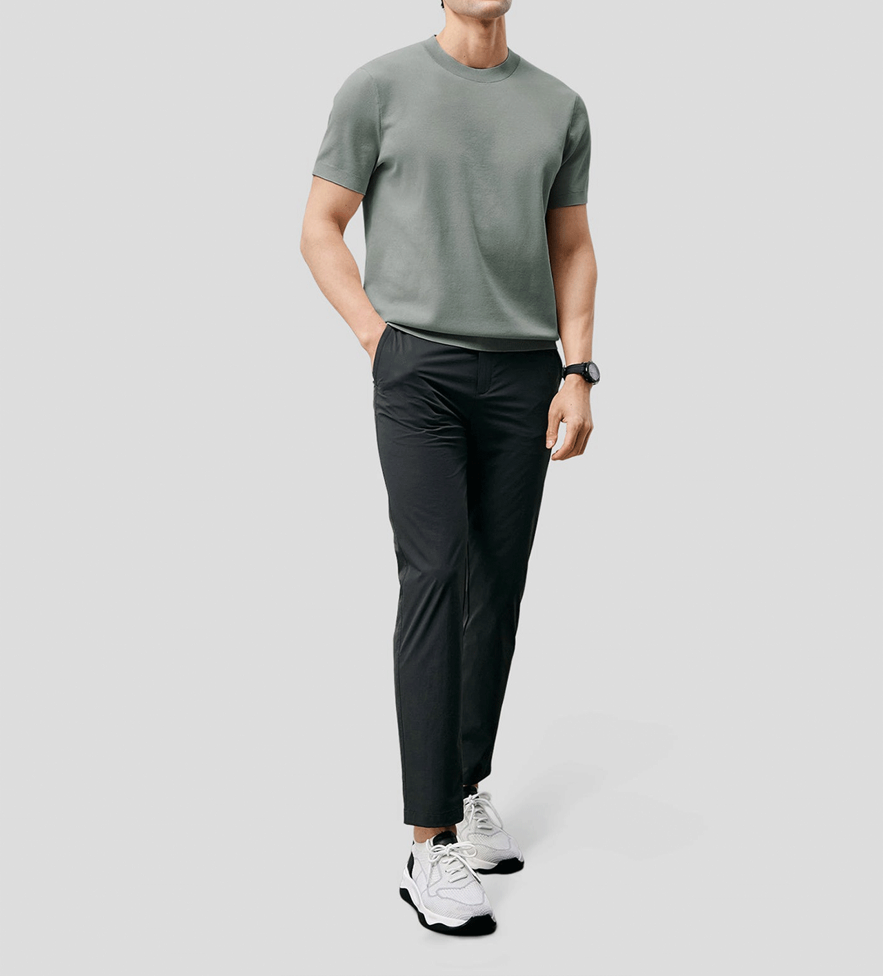 GentleKnit Short Sleeve Knitted T-Shirt