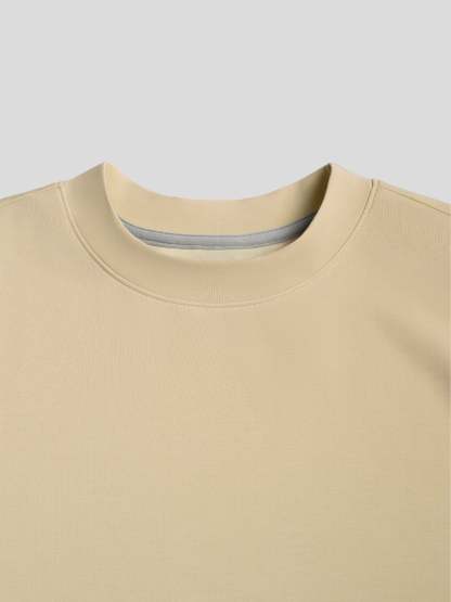 Modal Blend Elbow Patch Long Sleeve Tee:Slim Fit