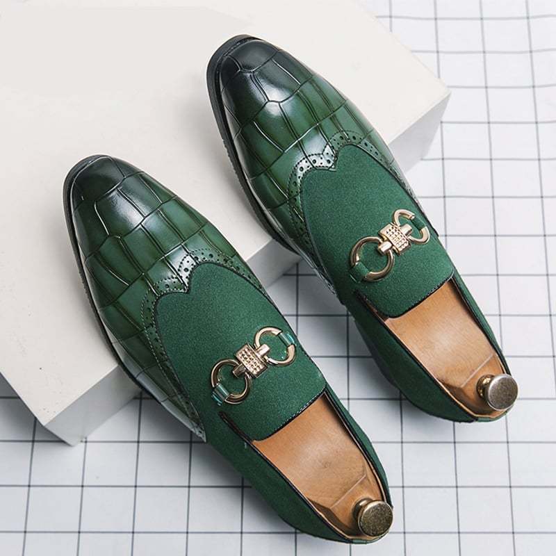 Men'S Fashionable British Style Patchwork Casual Shoes