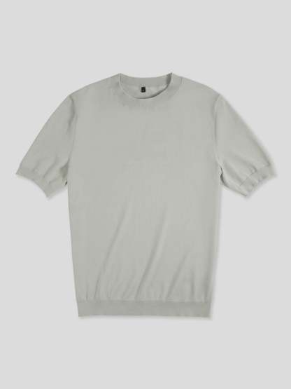 GentleKnit Short Sleeve Knitted T-Shirt