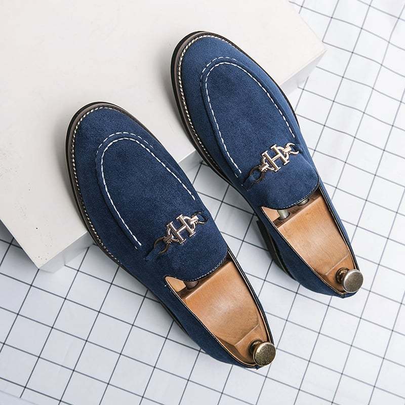 Fashion Trend British Style Business Casual Suede Loafers