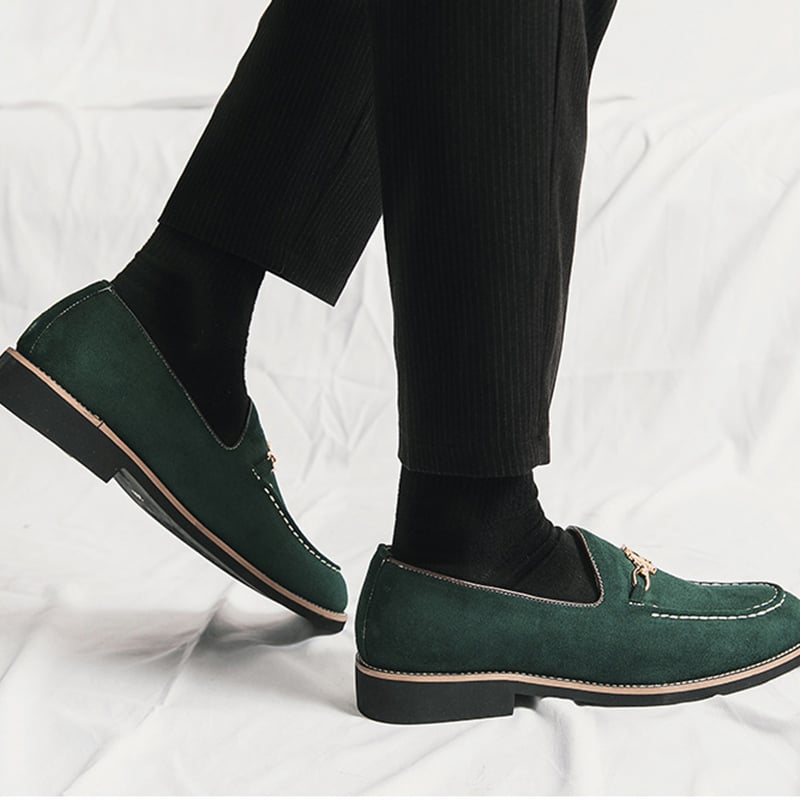 Fashion Trend British Style Business Casual Suede Loafers