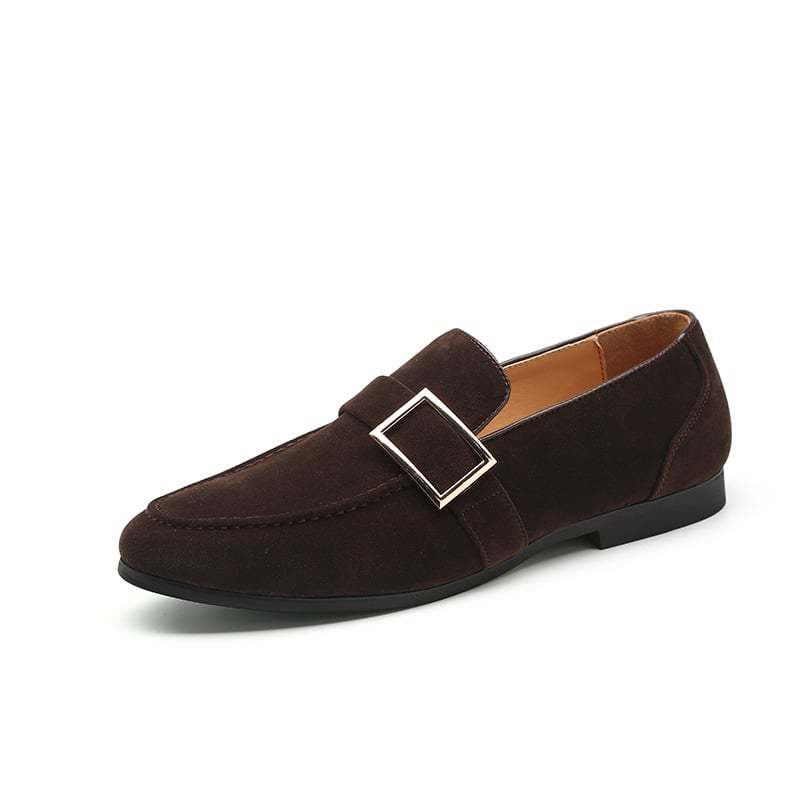 Fashion Casual All-Match Suede Peas Shoes