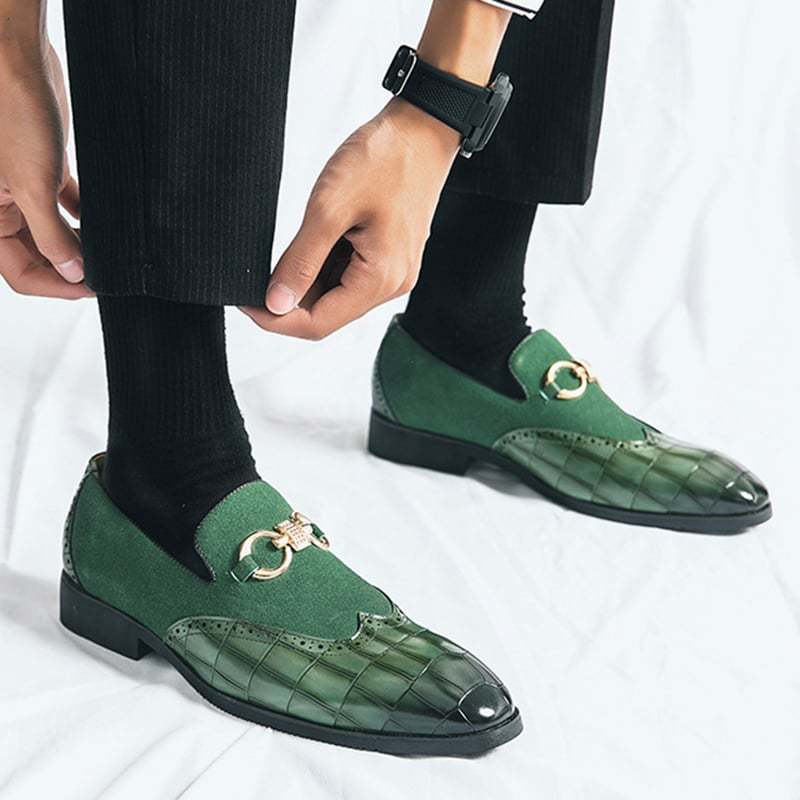 Men'S Fashionable British Style Patchwork Casual Shoes