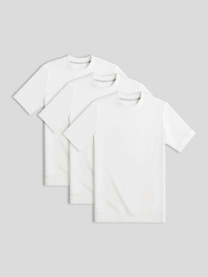 Modal Blend Short Sleeve Tee 3-Pack