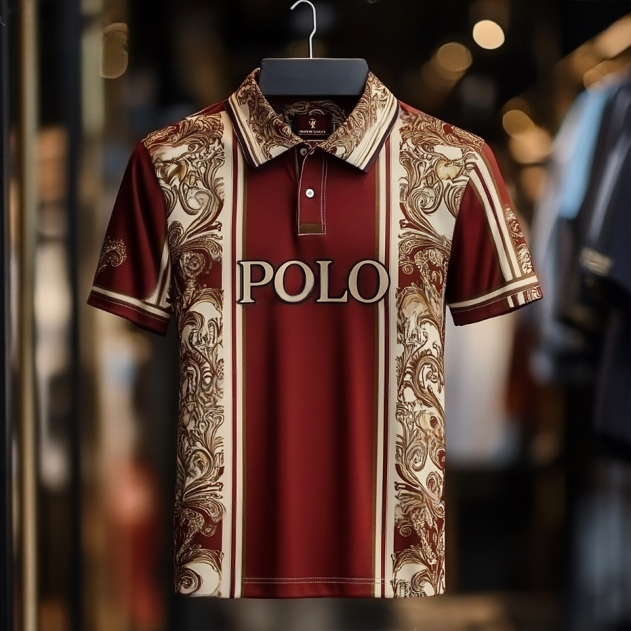 Luxury Business Casual Vacation Short Sleeve POLO Shirt