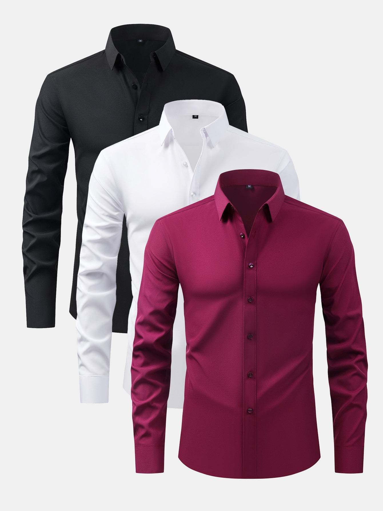 Long Sleeve Button Up Dress Shirt
