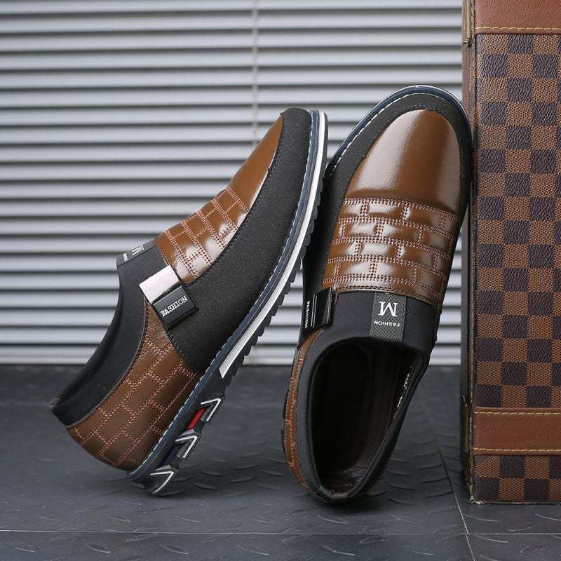 Business Casual Simple Fashion Men'S Leather Shoes