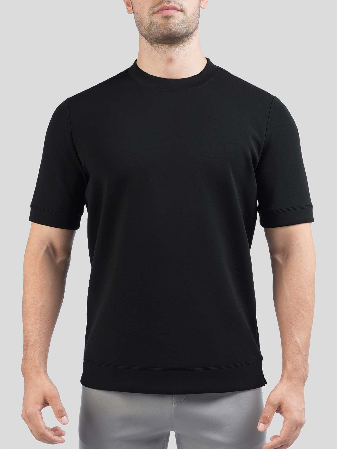 Modal Blend Short Sleeve Tee:Slim Fit