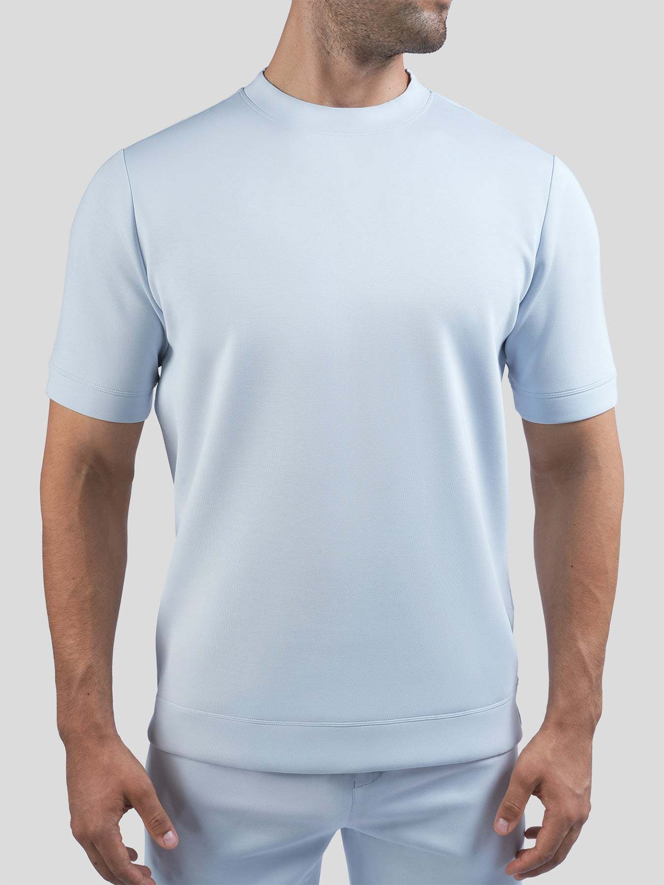 Modal Blend Short Sleeve Tee:Slim Fit