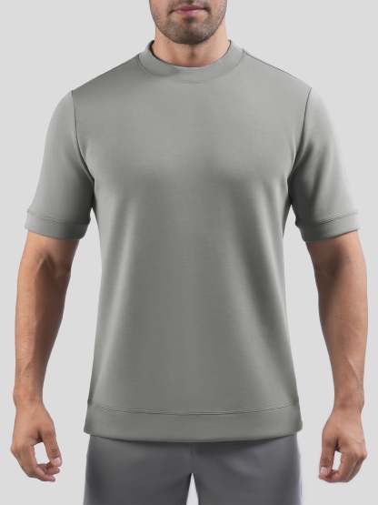 Modal Blend Short Sleeve Tee:Slim Fit