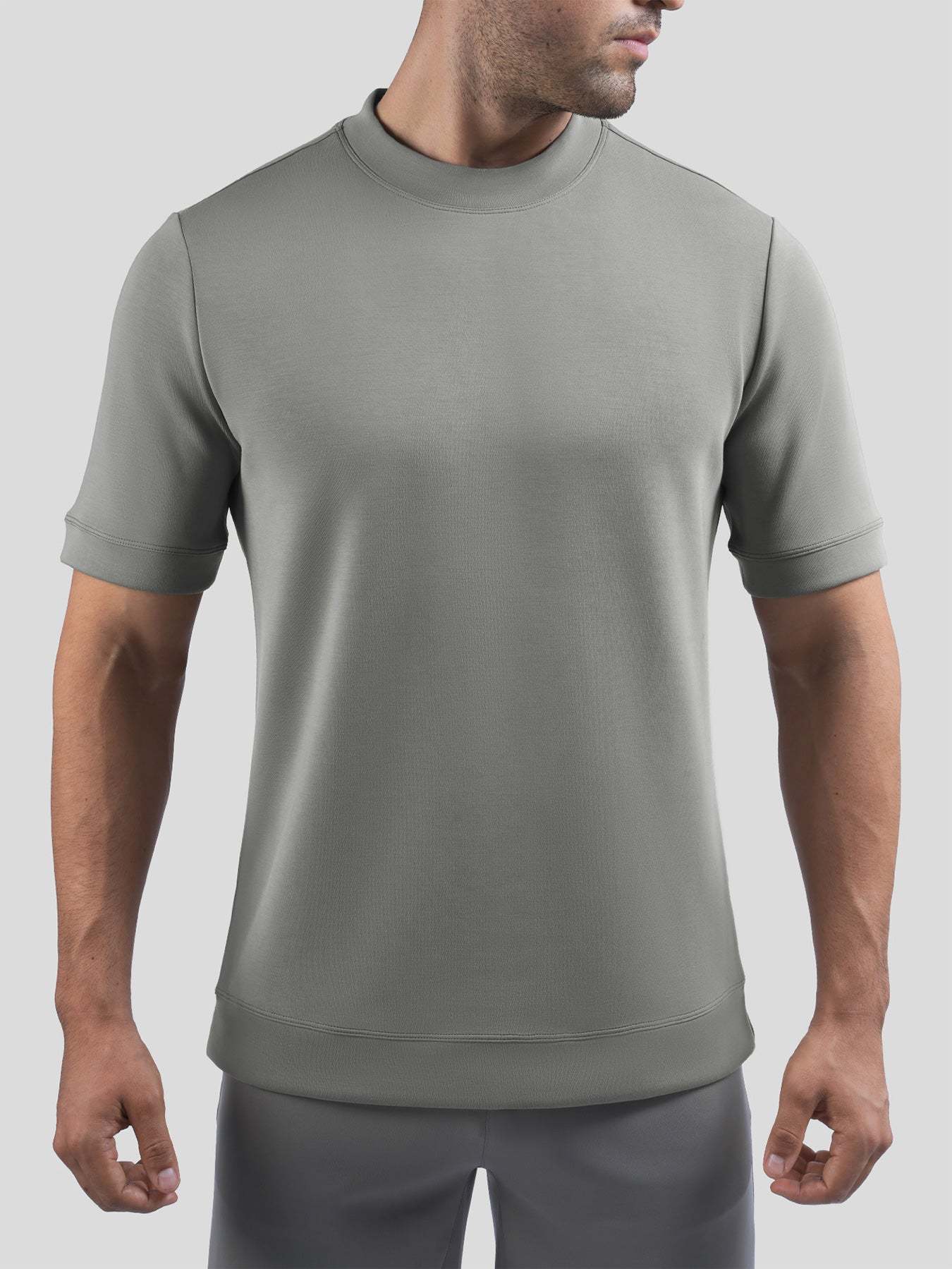 Modal Blend Short Sleeve Tee:Slim Fit
