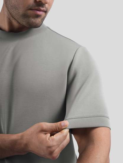 Modal Blend Short Sleeve Tee:Slim Fit