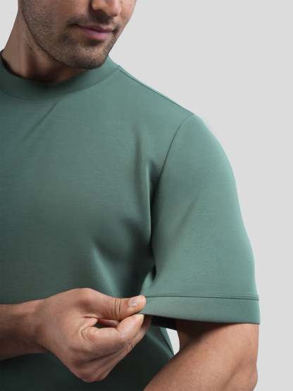 Modal Blend Short Sleeve Tee:Slim Fit