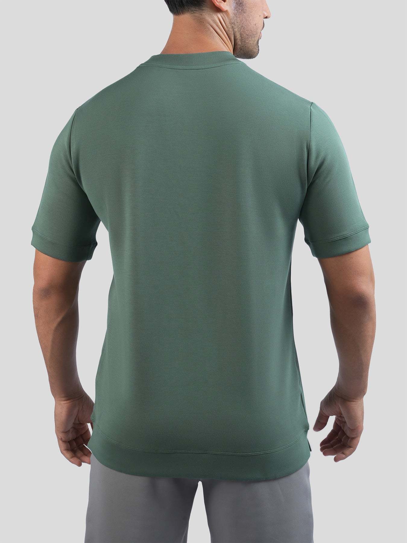 Modal Blend Short Sleeve Tee:Slim Fit
