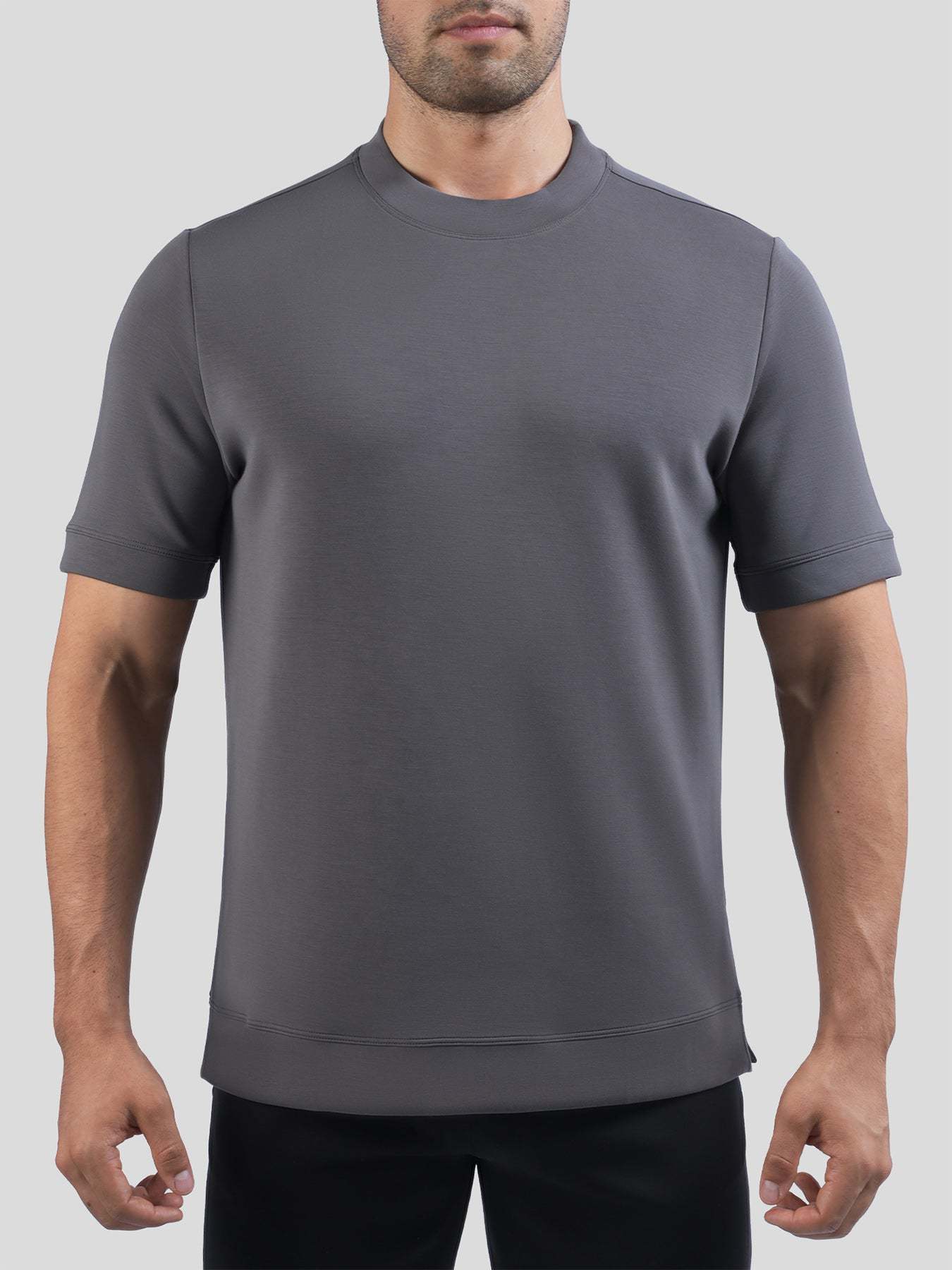 Modal Blend Short Sleeve Tee:Slim Fit