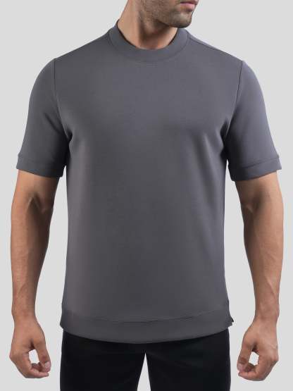 Modal Blend Short Sleeve Tee:Slim Fit