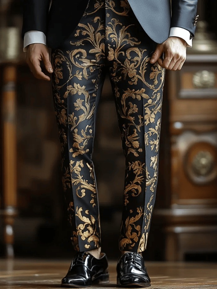 Men's Casual Luxury Suit Trousers