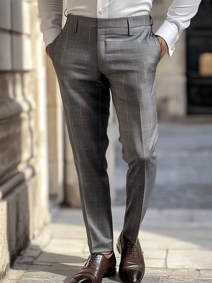 Men's Casual Luxury Suit Trousers