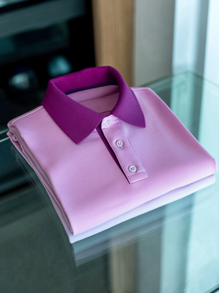 Men's Business Casual Button Short Sleeve Polo Shirt