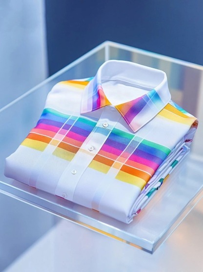 Men's Satin Luxe Long Sleeve Button Down Shirt