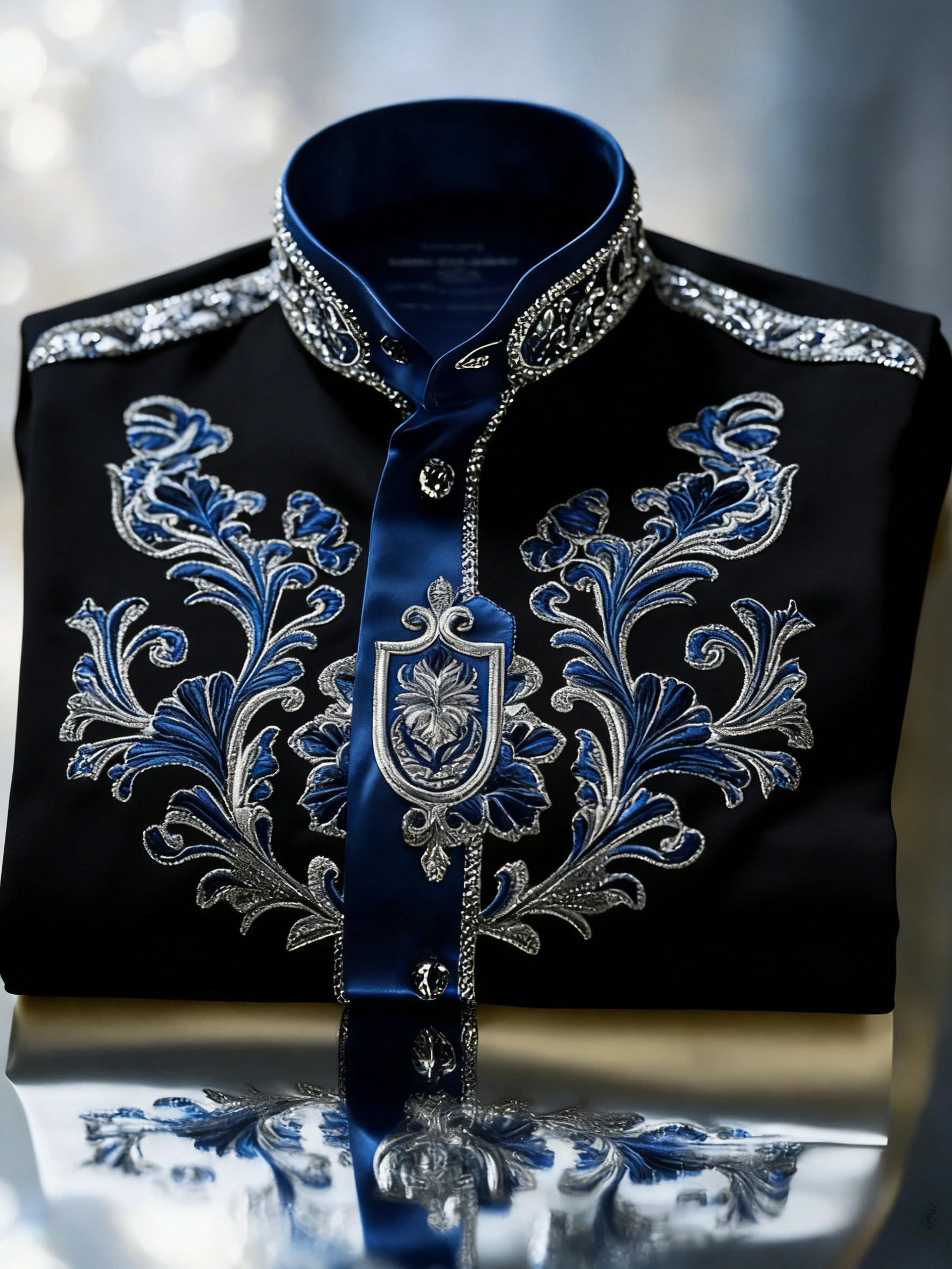 Men's Luxury Gorgeous Print Long Sleeve Shirt