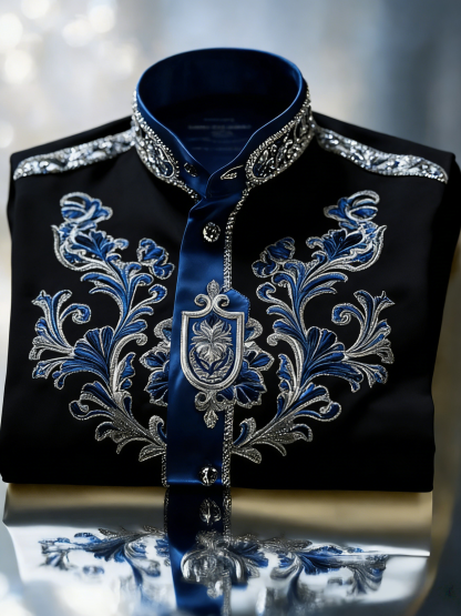 Men's Luxury Gorgeous Print Long Sleeve Shirt