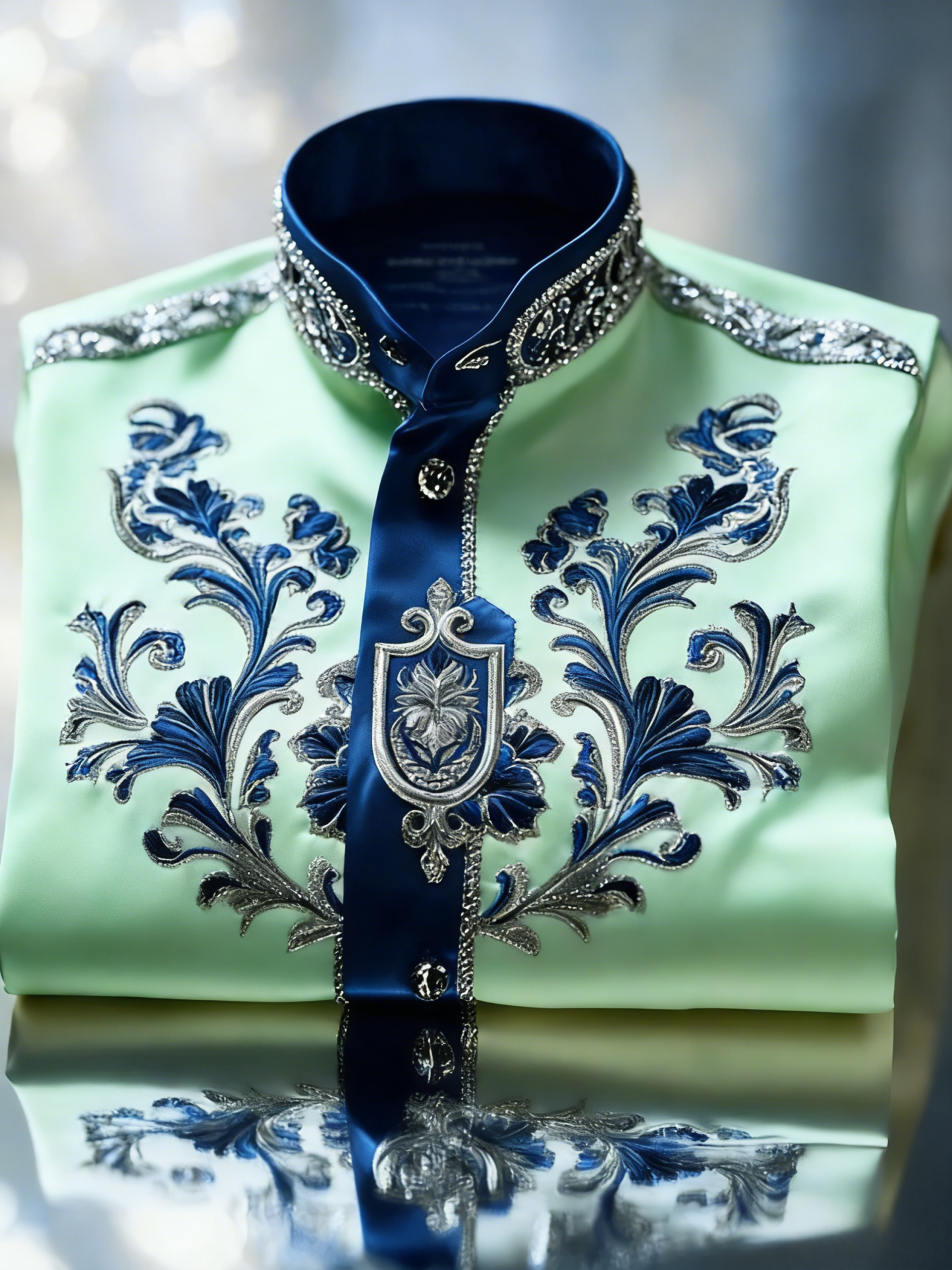 Men's Luxury Gorgeous Print Long Sleeve Shirt