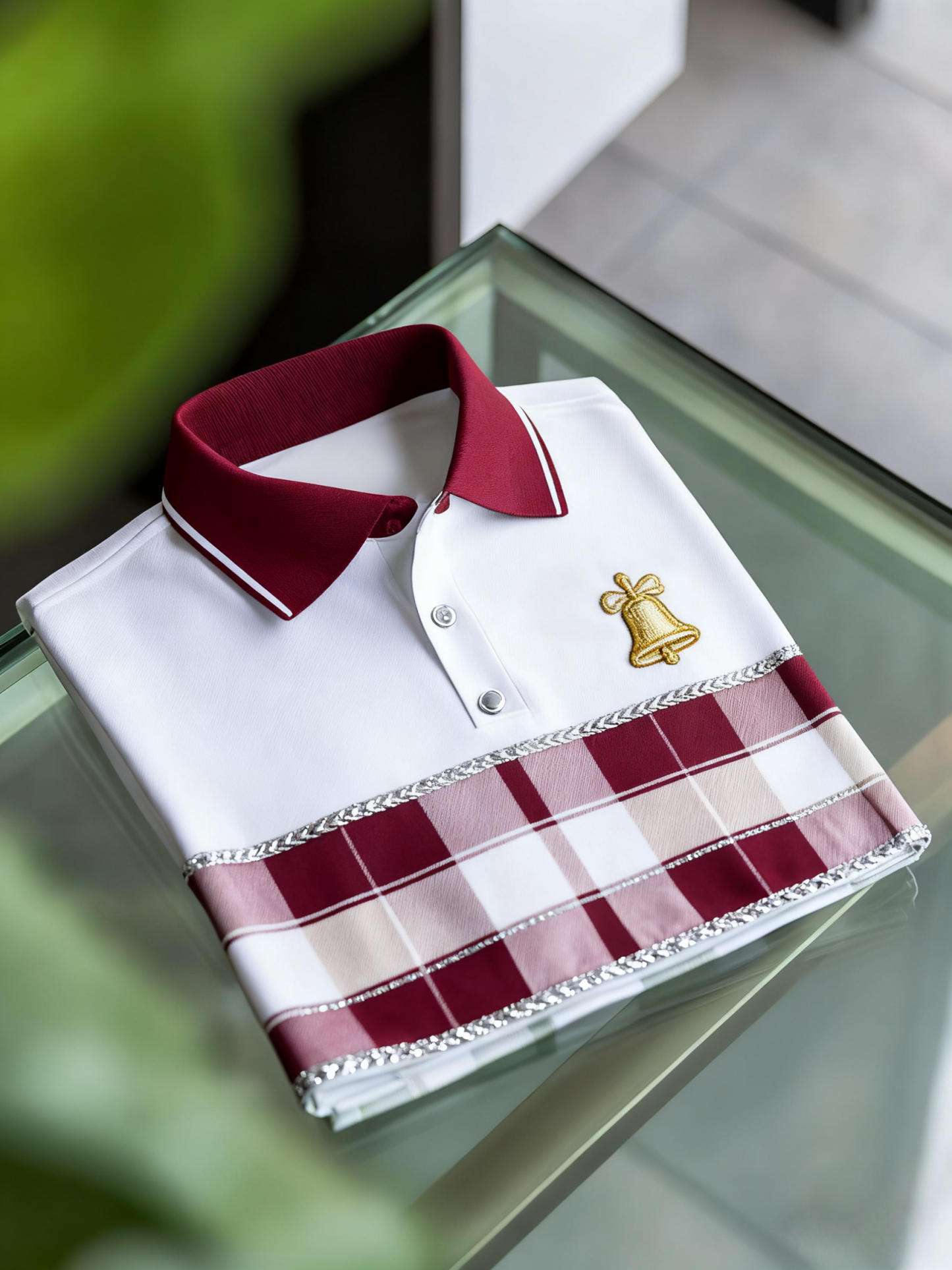 Men's Christmas Long Sleeve Polo Shirt