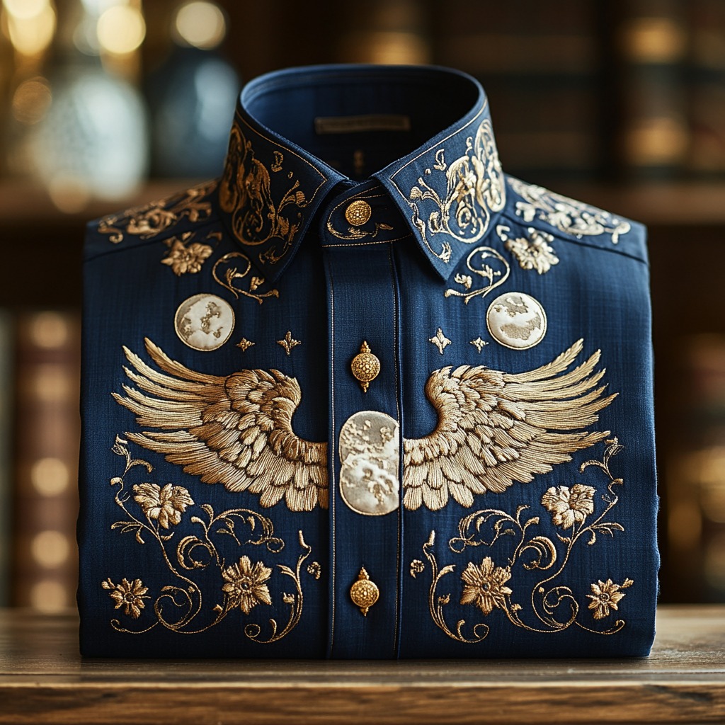 Men's Luxe Satin Long Sleeve Shirt