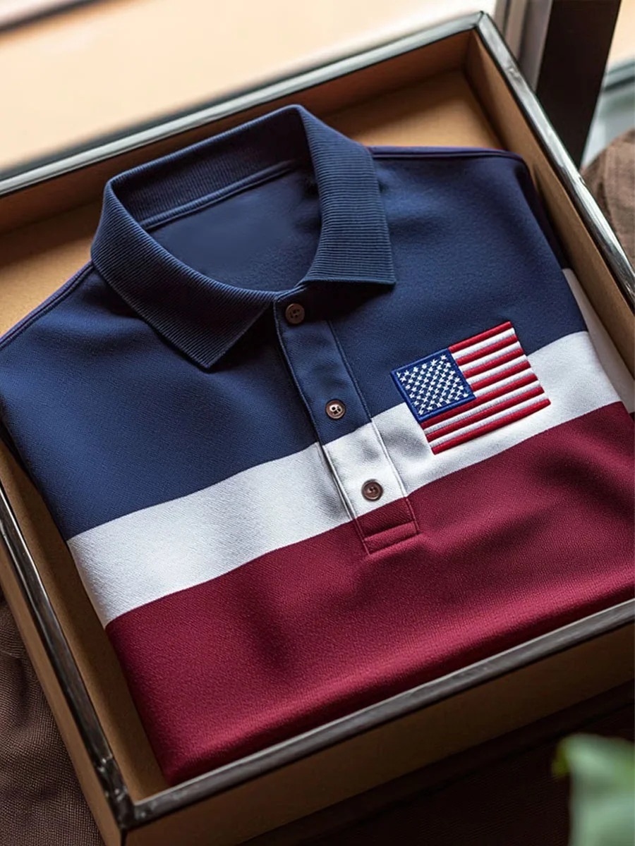 Men's Business Casual Black and Yellow Plaid Logo Button Short Sleeve 