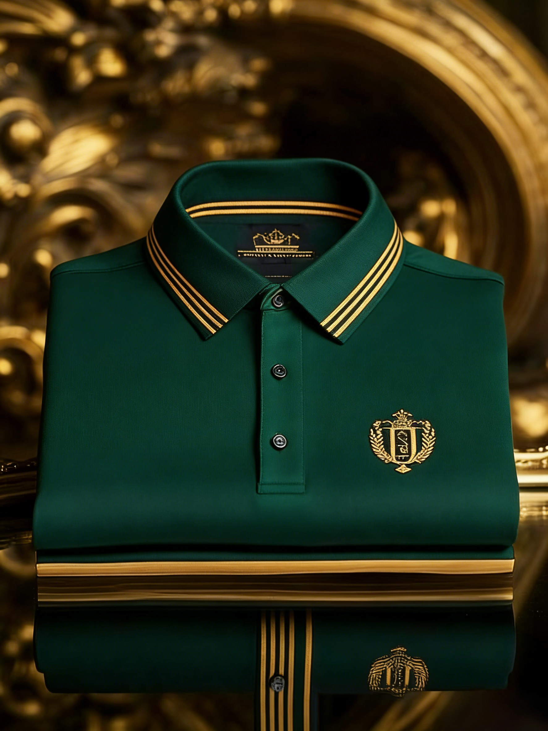 Men's Classic Business Button Short Sleeve Polo Shirt