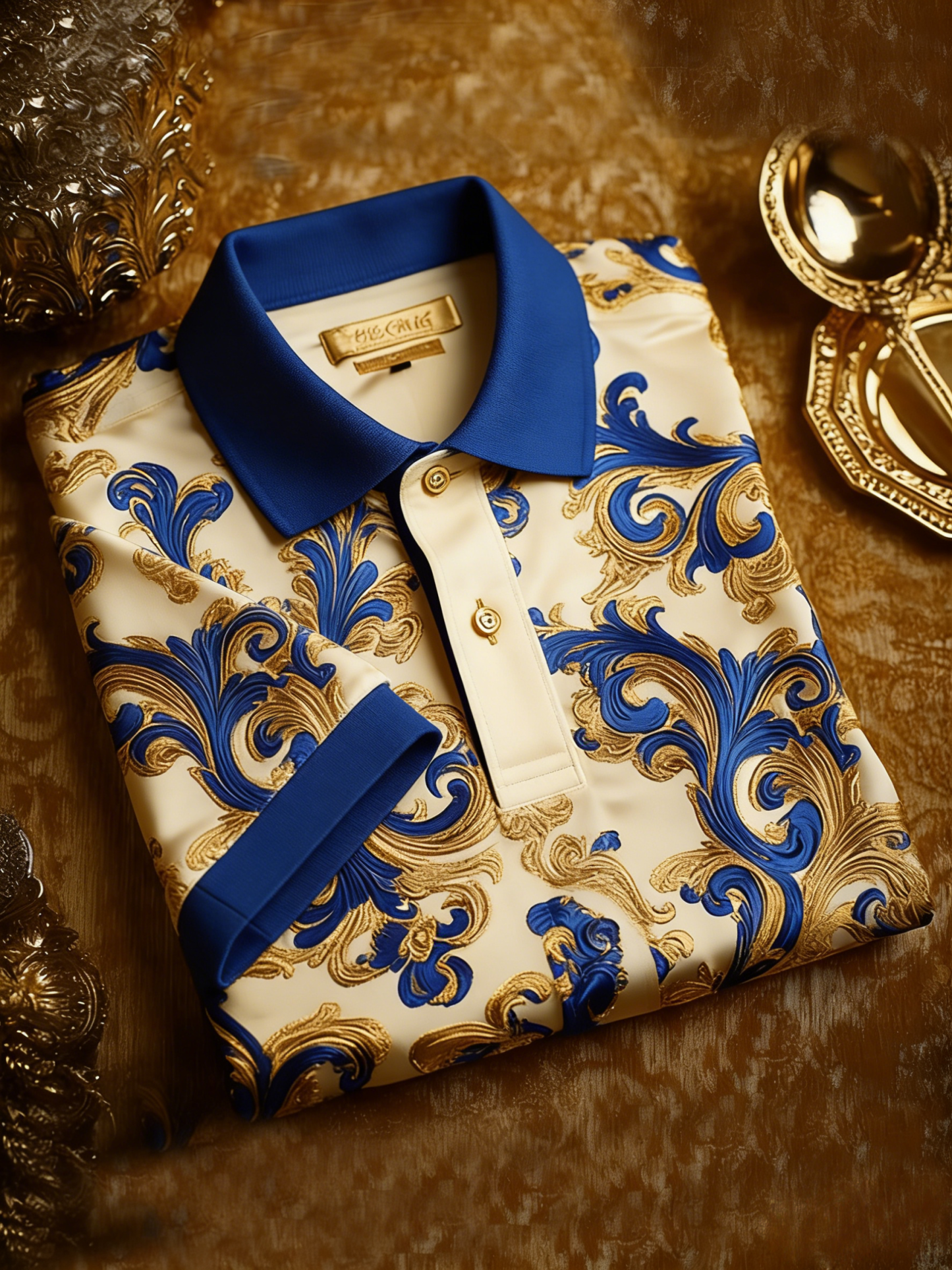 Men's Classic Business Button Short Sleeve Polo Shirt