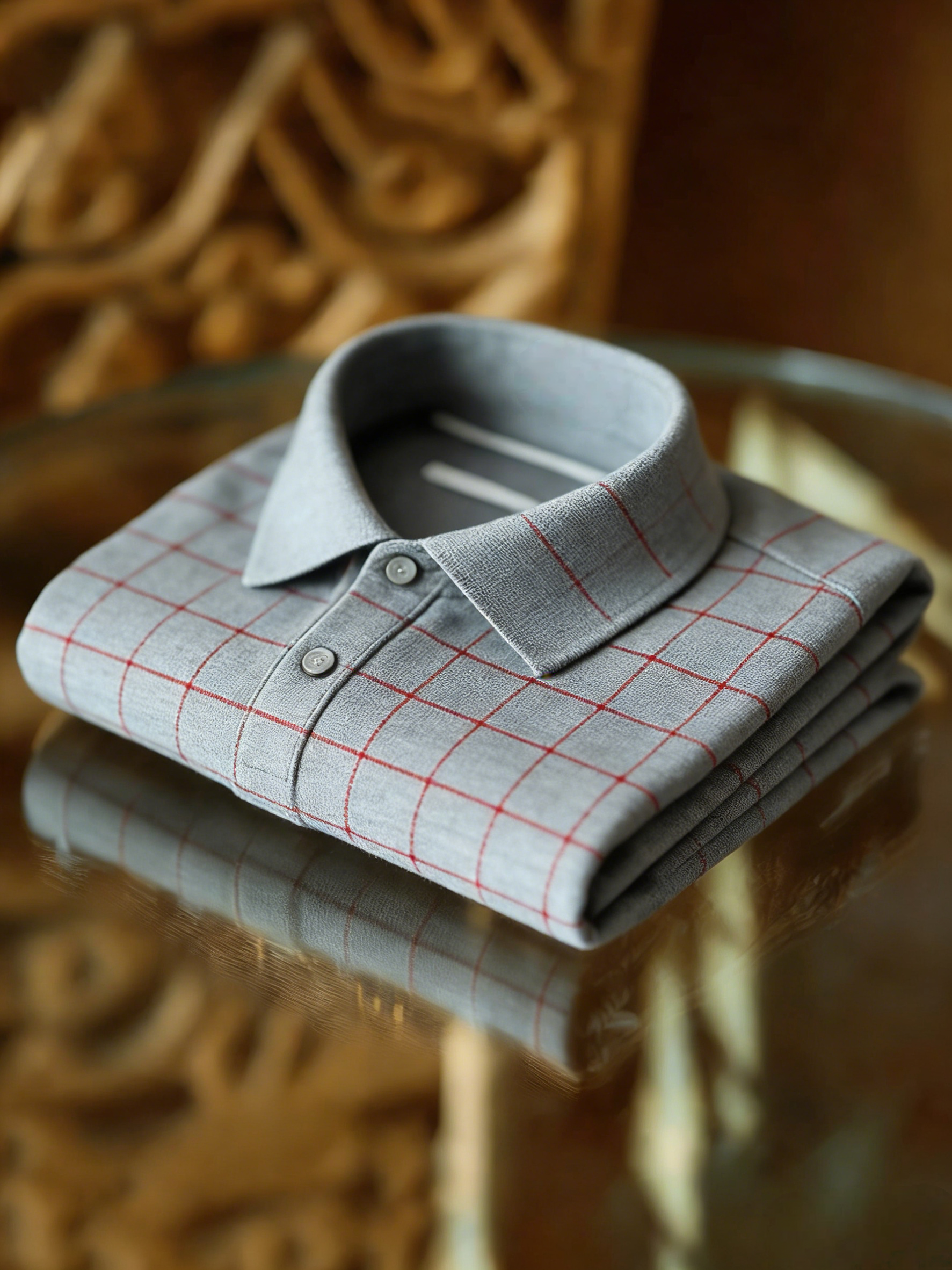 Men's Classic Business Button Short Sleeve Polo Shirt