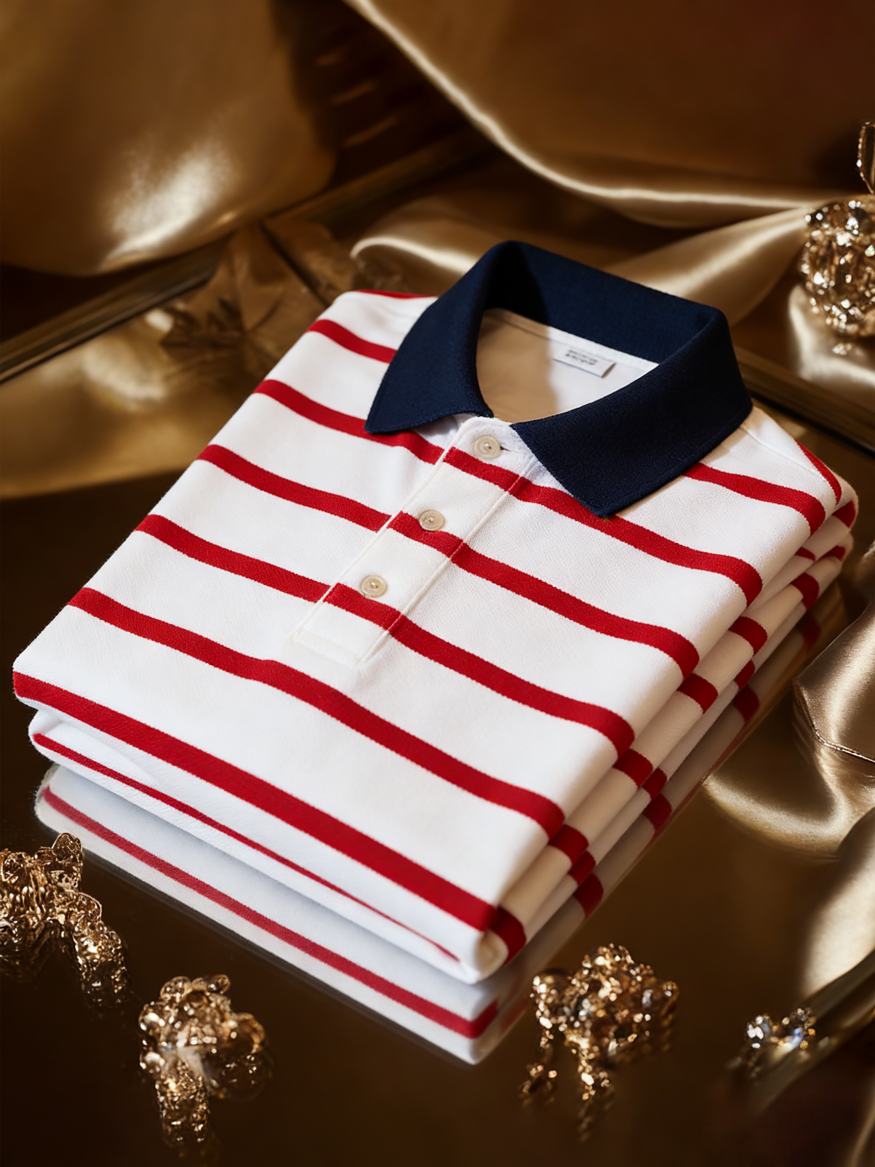 Men's Classic Business Button Short Sleeve Polo Shirt