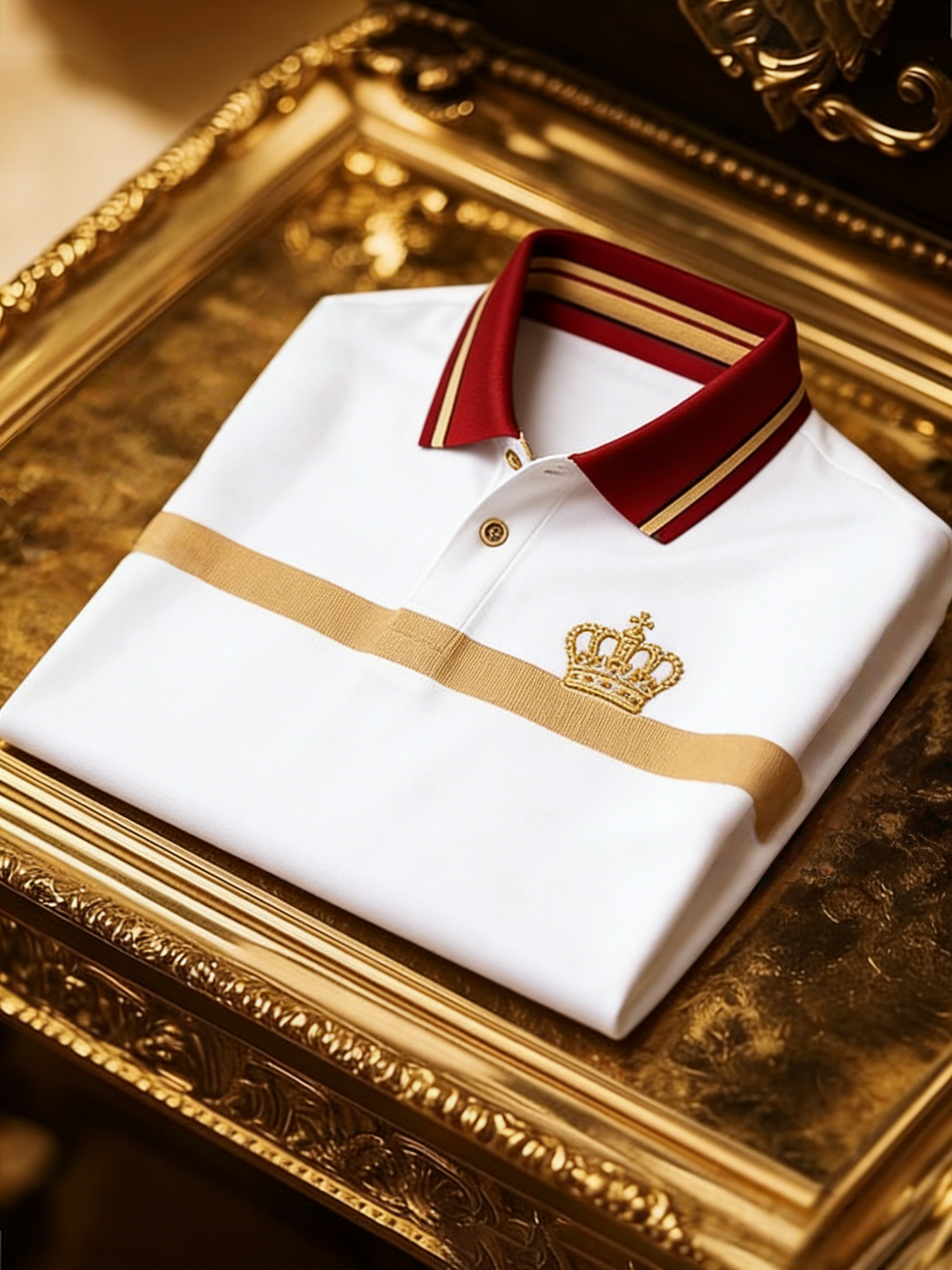 Men's Classic Business Button Short Sleeve Polo Shirt