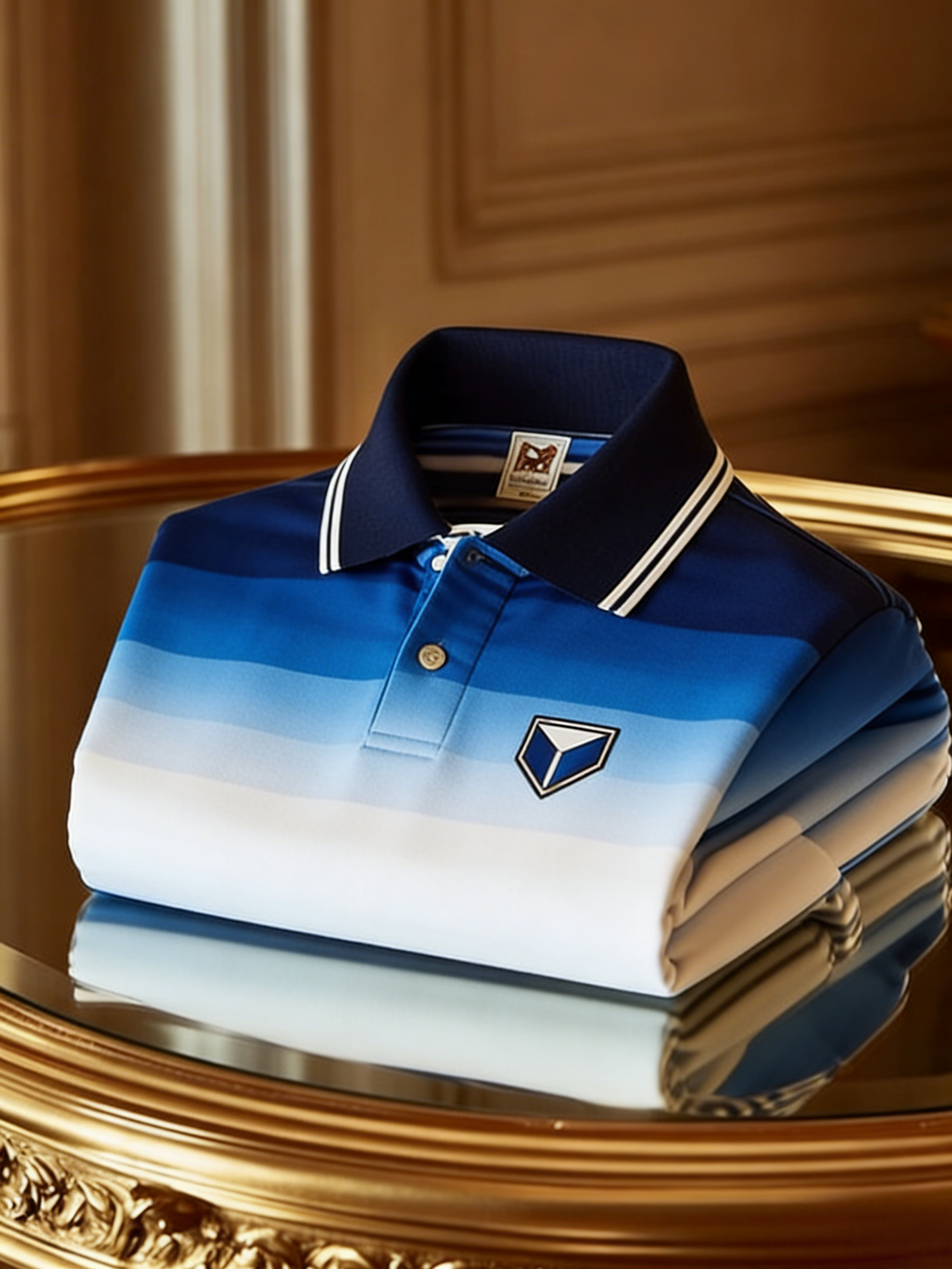 Men's Classic Business Button Short Sleeve Polo Shirt