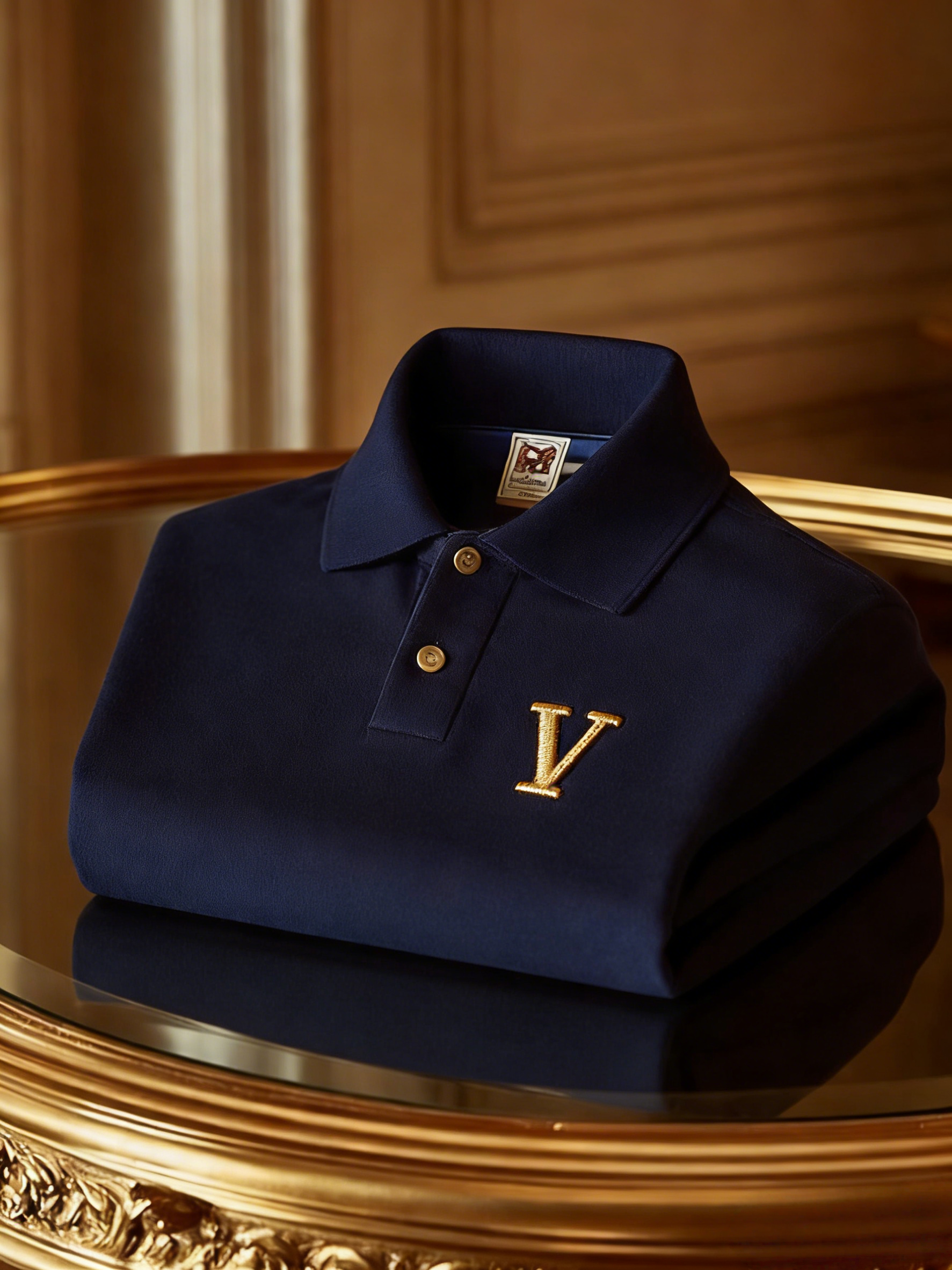 Men's Classic Business Button Short Sleeve Polo Shirt