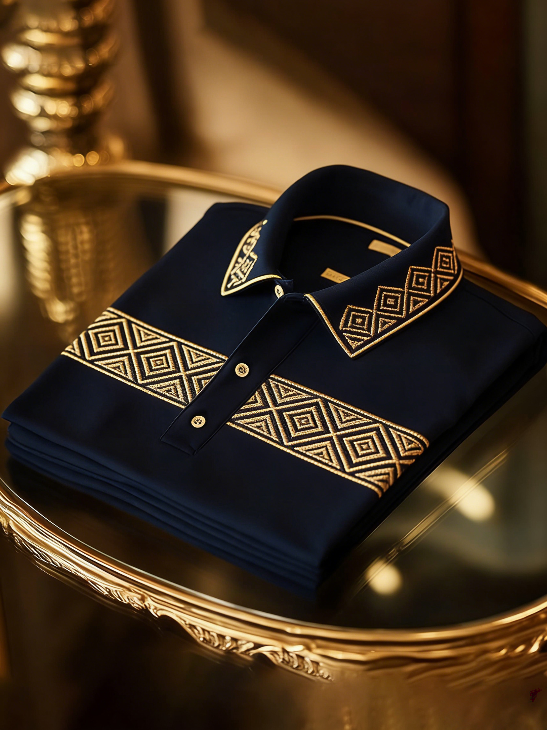 Men's Classic Business Button Short Sleeve Polo Shirt