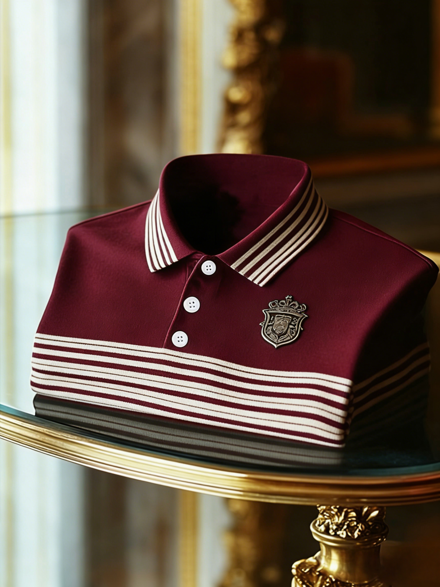 Men's Classic Business Button Short Sleeve Polo Shirt