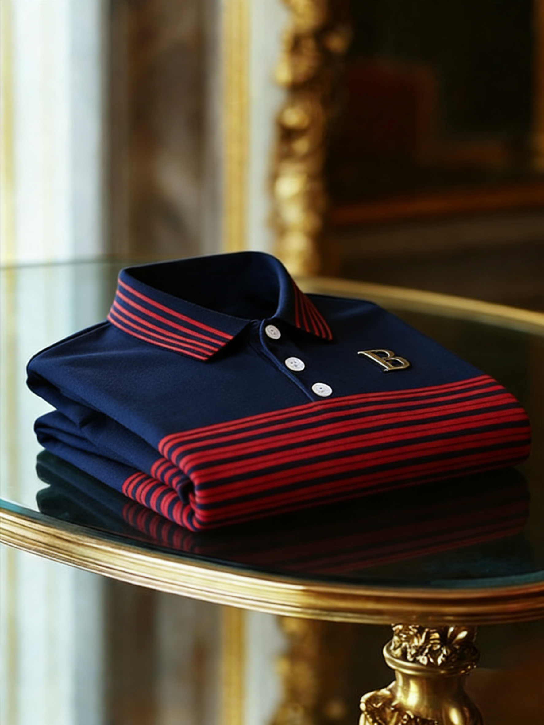 Men's Classic Business Button Short Sleeve Polo Shirt