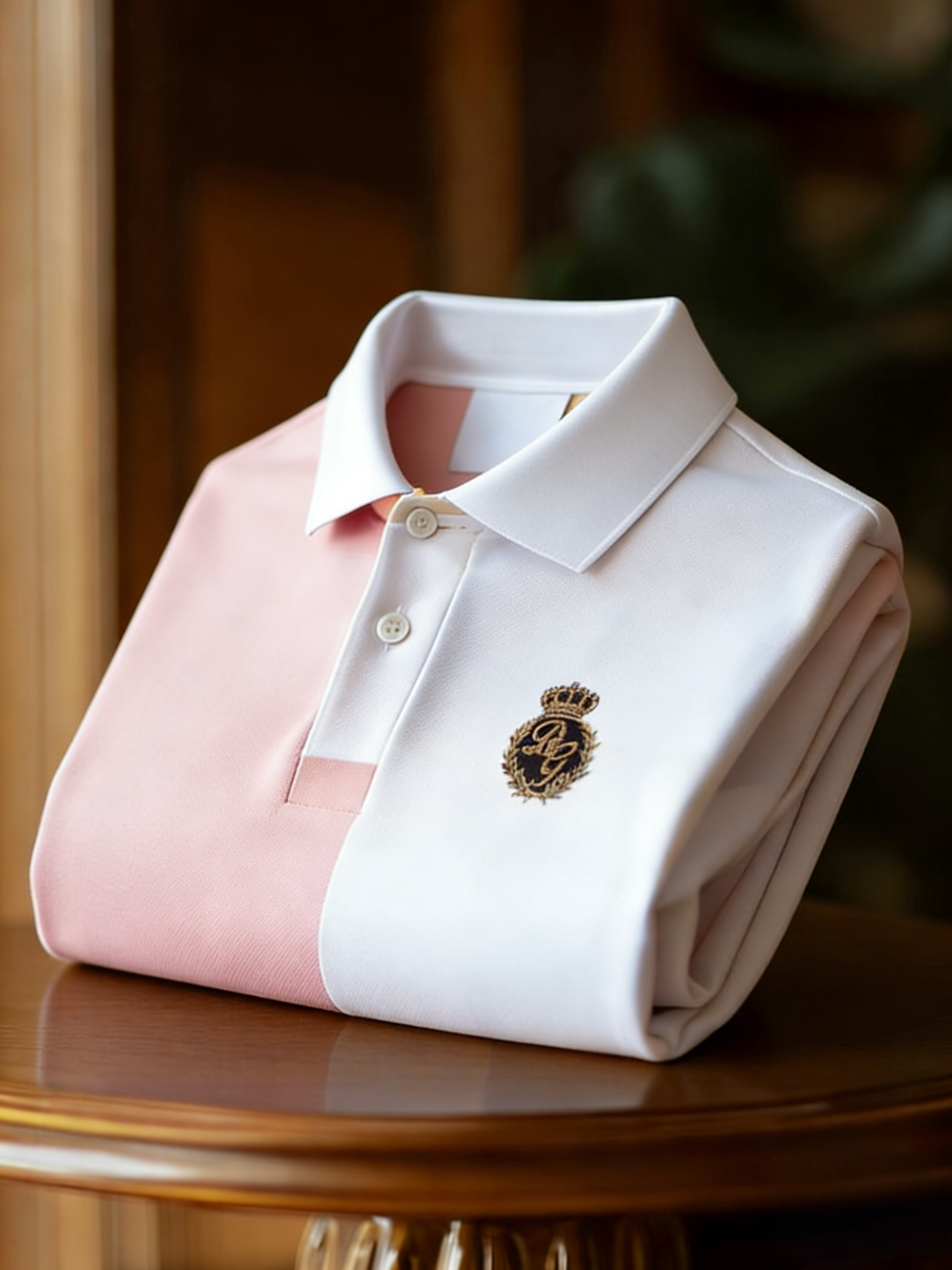 Men's Classic Business Button Short Sleeve Polo Shirt