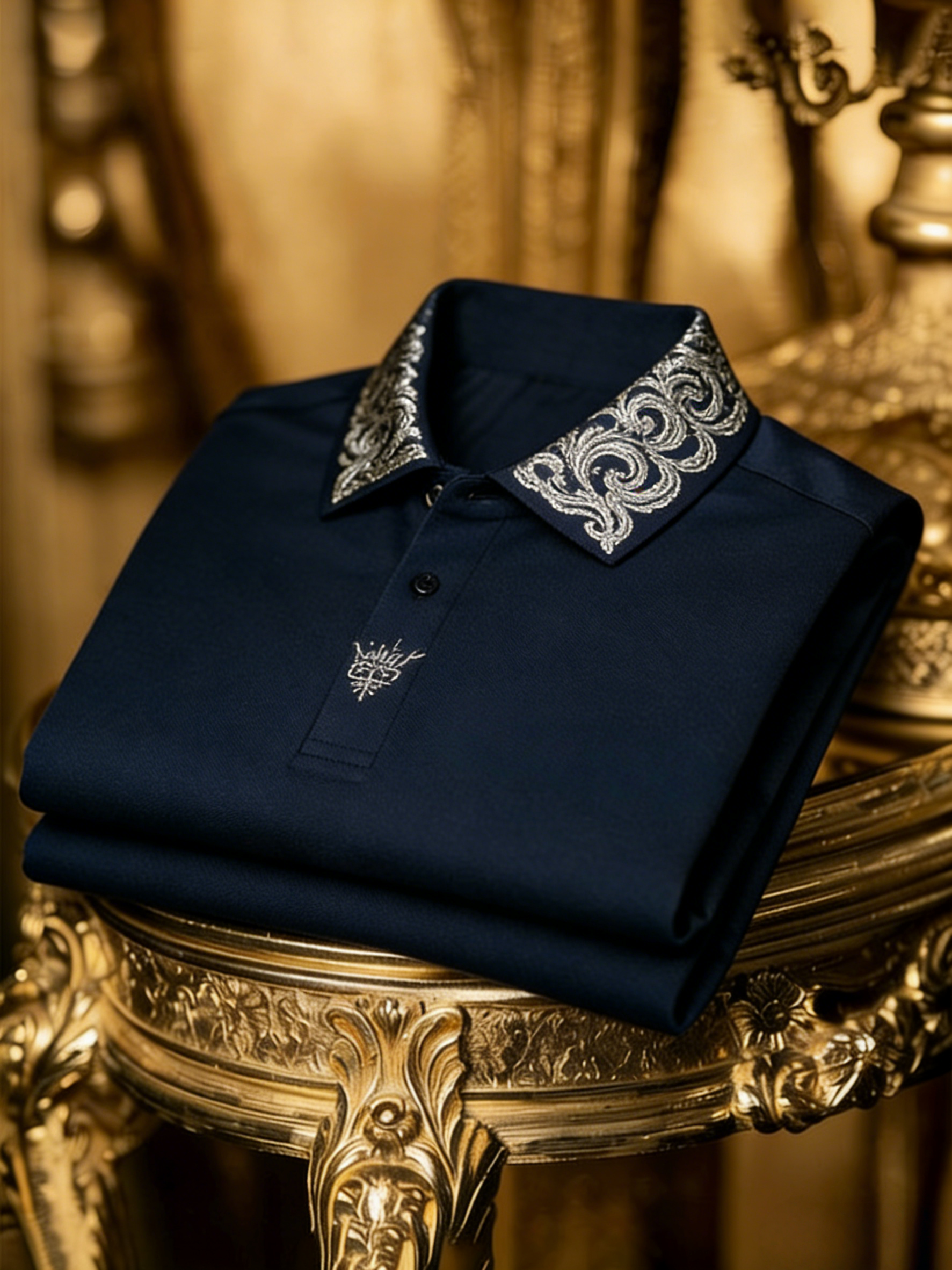 Men's Classic Business Button Short Sleeve Polo Shirt