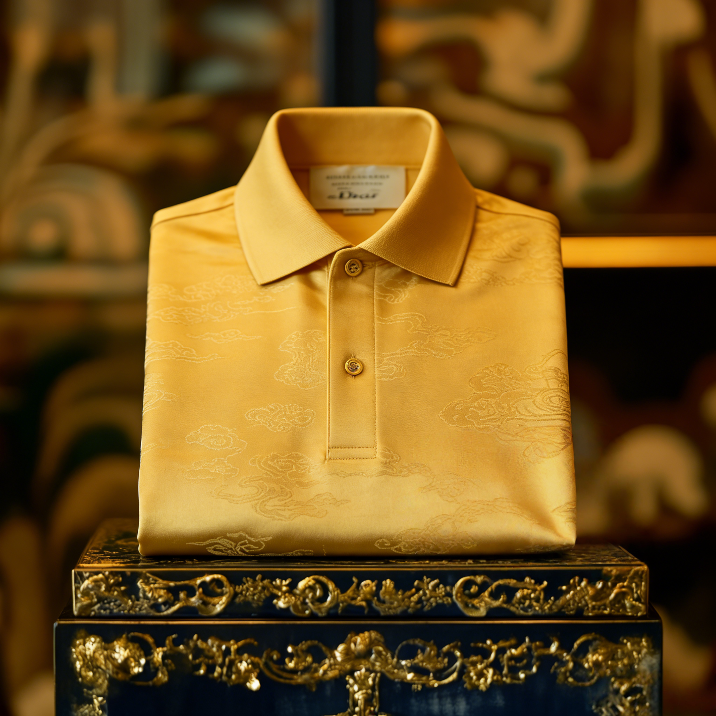 Men's Classic Business Button Short Sleeve Polo Shirt